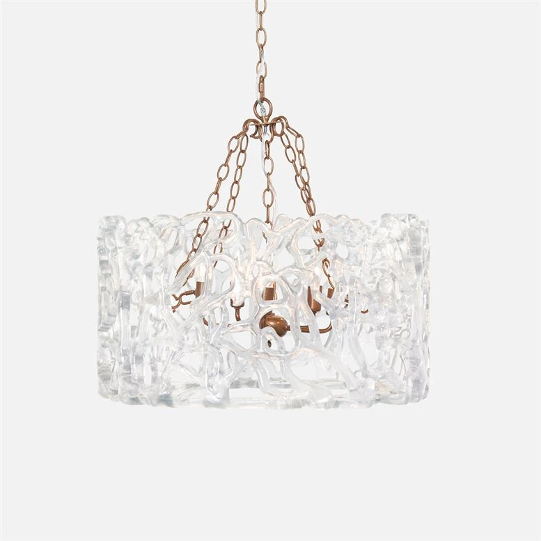 Made Goods Finnegan Chandelier Clear And Gold 3 Made Goods Finnegan Chandelier Clear And Gold