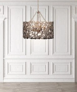 Made Goods Finnegan Chandelier Smoke And Gold New Arrivals