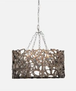 Made Goods Finnegan Chandelier Smoke And Silver New Arrivals
