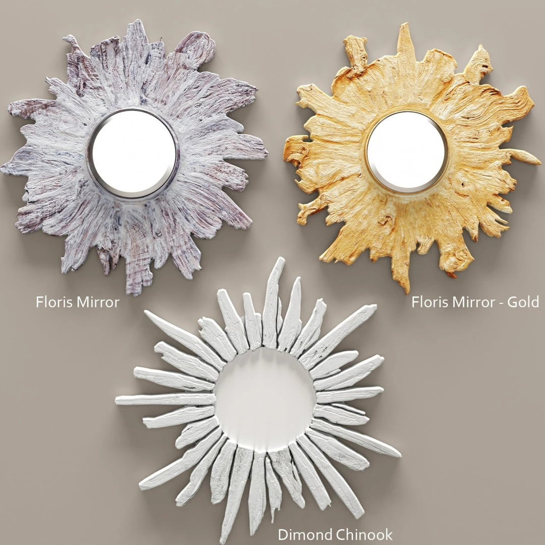 Made Goods Floris Wall Mirror Whitewashed New Arrivals 6 Made Goods Floris Wall Mirror Whitewashed New Arrivals