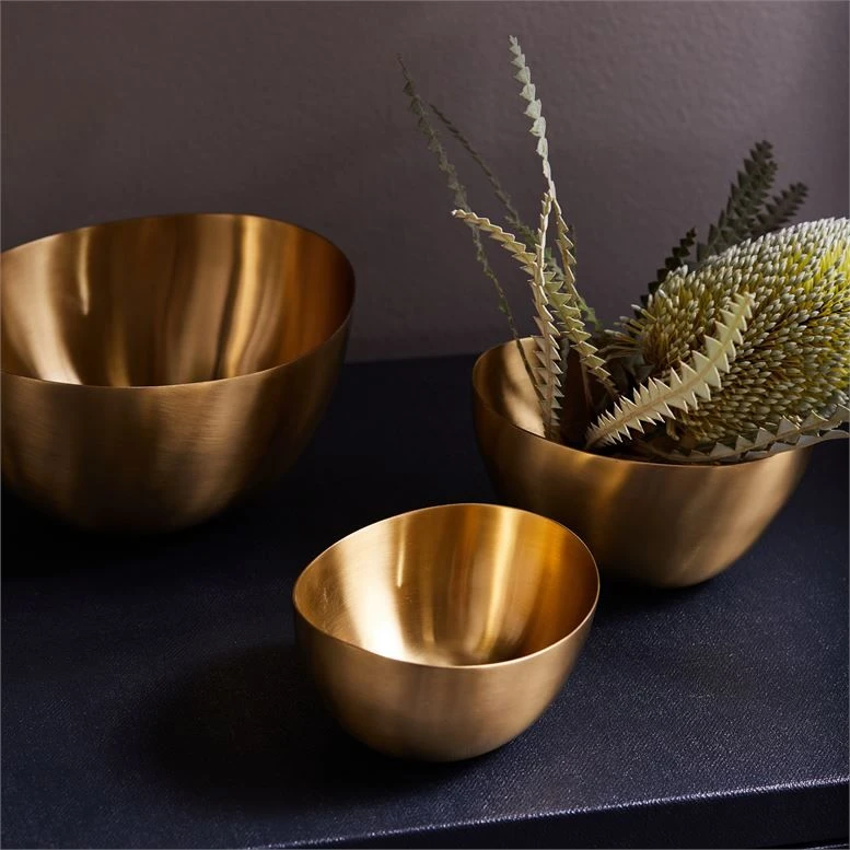 Made Goods Forba Brass Bowl Set New Arrivals 4 Made Goods Forba Brass Bowl Set New Arrivals