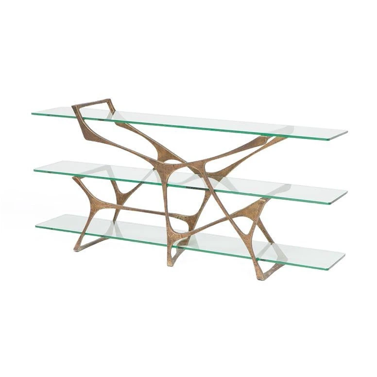 Made Goods Gerald Console Aged Brass New Arrivals 3 Made Goods Gerald Console Aged Brass New Arrivals