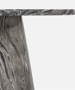 Made Goods Giovanni Dining Table Black Swirled Resin New Arrivals