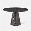Made Goods Giovanni Dining Table Black Swirled Resin New Arrivals