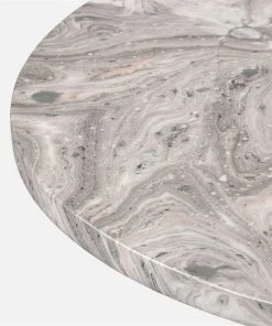 Made Goods Giovanni Entry Table Gray Swirl Lacquered Resin New Arrivals