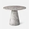 Made Goods Giovanni Entry Table Gray Swirl Lacquered Resin New Arrivals