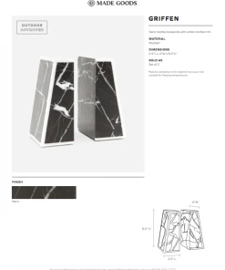 Made Goods Griffen Bookends