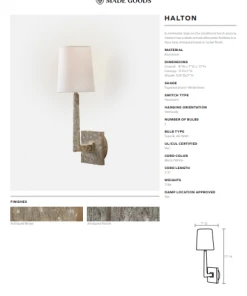 Made Goods Halton Sconce Brass New Arrivals 7 Made Goods Halton Sconce Brass New Arrivals