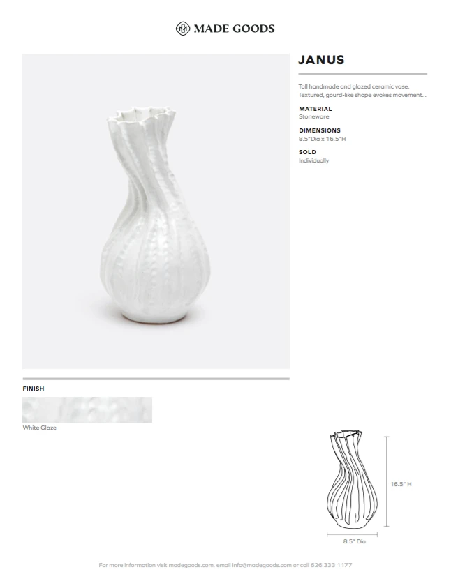 Made Goods Janus Vase 8 Made Goods Janus Vase