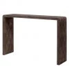 Made Goods New Arrivals Harlow Narrow Console Dark Mushroom Faux Shagreen 1 Made Goods New Arrivals Harlow Narrow Console Dark Mushroom Faux Shagreen