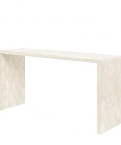 Made Goods New Arrivals Harlow 60" Console Ivory Faux Shagreen