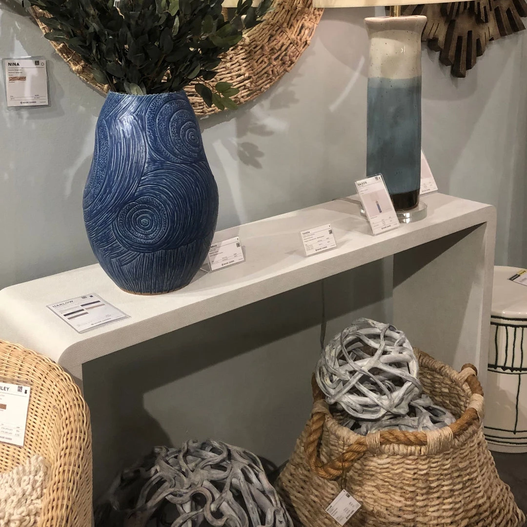 Made Goods New Arrivals Harlow Narrow Console Blanc 4 Made Goods New Arrivals Harlow Narrow Console Blanc