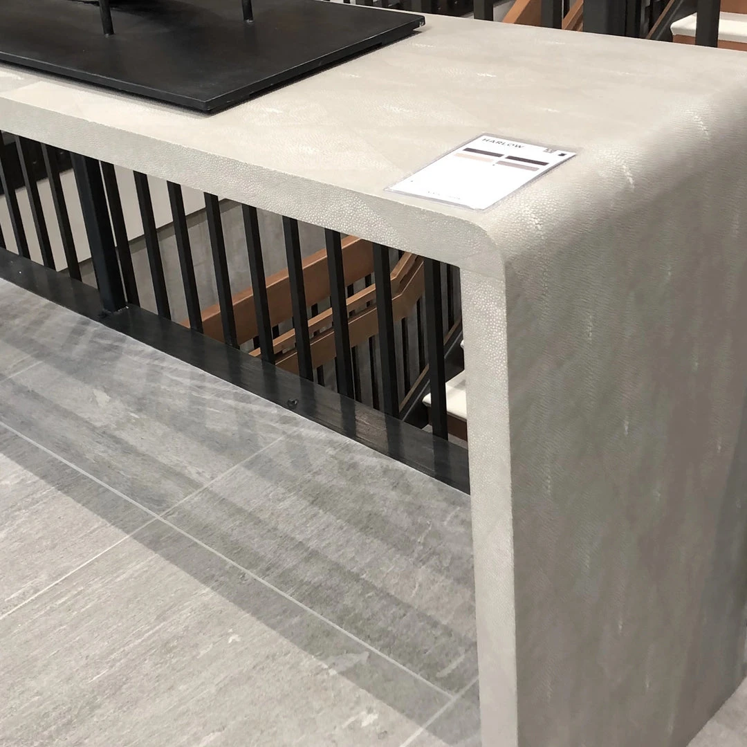 Made Goods Harlow 48" Console Sand Faux Shagreen 4 Made Goods Harlow 48" Console Sand Faux Shagreen