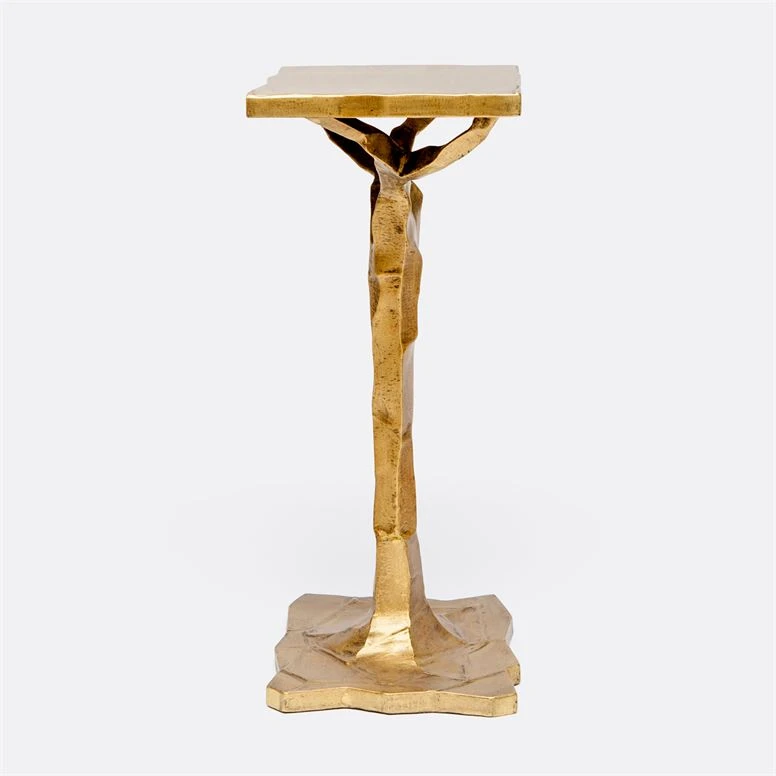Made Goods Hector Drinks Table Aged Brass Iron 3 Made Goods Hector Drinks Table Aged Brass Iron