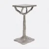 Made Goods New Arrivals Hector Drinks Table Aged Silver Iron 1 Made Goods New Arrivals Hector Drinks Table Aged Silver Iron