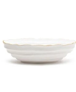 Made Goods Hetty Bowl White And Gold