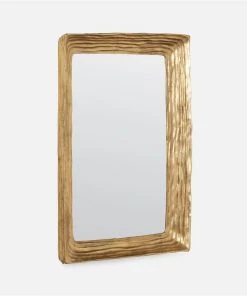 Made Goods New Arrivals Hetty Rectangular Mirror Antique Gold