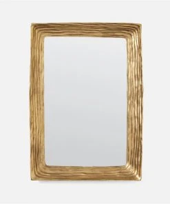 Made Goods New Arrivals Hetty Rectangular Mirror Antique Gold