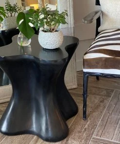 Made Goods Howe Side Table Black Concrete New Arrivals