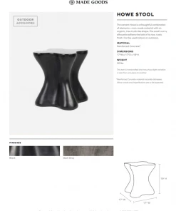 Made Goods Howe Stool Gray Concrete New Arrivals 9 Made Goods Howe Stool Gray Concrete New Arrivals