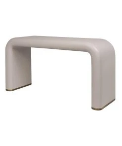 Made Goods Hudson Console French Gray Faux Woven Rattan New Arrivals