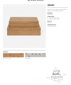 Made Goods Imani Box Set Of Two Oat Brown 17 Made Goods Imani Box Set Of Two Oat Brown