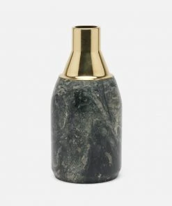 Made Goods Isabis Vase Large Black Marble