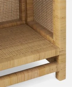 Made Goods New Arrivals Isla Bookcase Peeled Natural Rattan