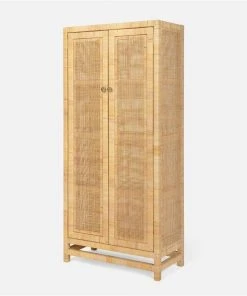 Made Goods Isla Cabinet Natural Peeled Rattan New Arrivals