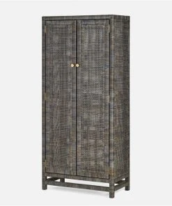 Made Goods Isla Cabinet Smoke Peeled Rattan New Arrivals