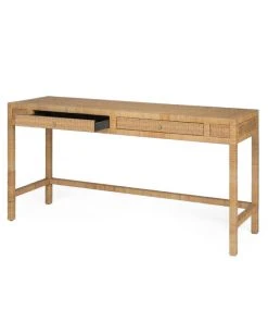 Made Goods New Arrivals Isla Console 60" Natural Peeled Rattan 11 Made Goods New Arrivals Isla Console 60