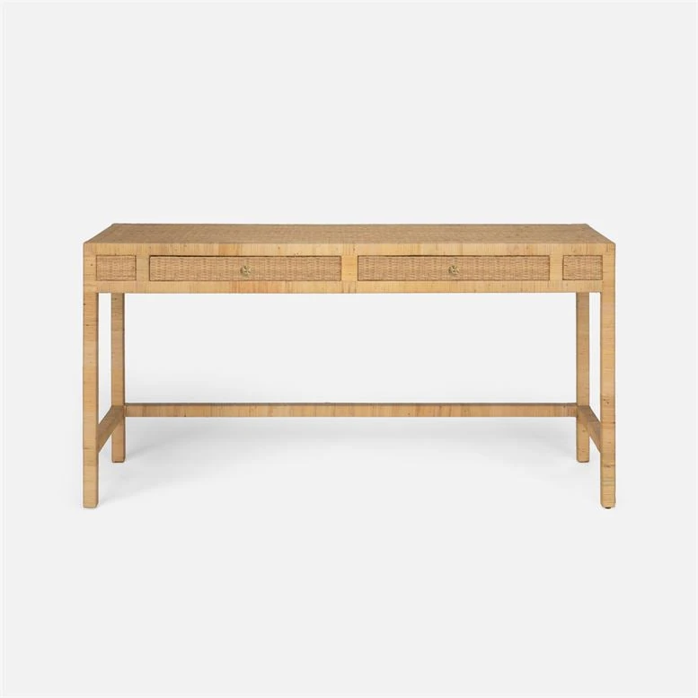 Made Goods New Arrivals Isla Console 60" Natural Peeled Rattan 3 Made Goods New Arrivals Isla Console 60" Natural Peeled Rattan