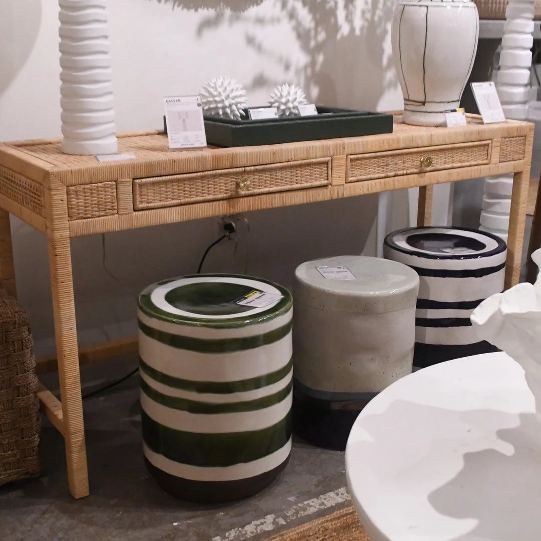 Made Goods New Arrivals Isla Console 60" Natural Peeled Rattan 4 Made Goods New Arrivals Isla Console 60" Natural Peeled Rattan