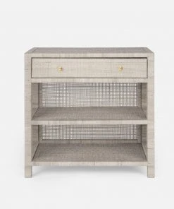 Made Goods New Arrivals Isla Double Nightstand French Gray