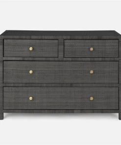 Made Goods New Arrivals Isla Dresser Smoke Rattan 48"