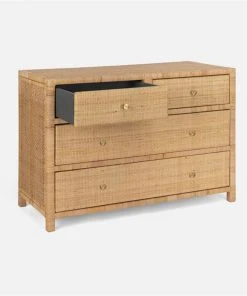 Made Goods Isla Dresser Natural Rattan 60" 12 Made Goods Isla Dresser Natural Rattan 60