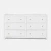 Made Goods New Arrivals Isla Dresser White Rattan 60"