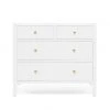 Made Goods New Arrivals Jarin 36" Dresser Designer White Faux Belgian LInen 2 Made Goods New Arrivals Jarin 36" Dresser Designer White Faux Belgian LInen