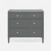 Made Goods Jarin 36" Dresser Graphite Faux Belgian Linen 2 Made Goods Jarin 36" Dresser Graphite Faux Belgian Linen