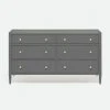 Made Goods Jarin 60" Dresser Graphite Faux Belgian Linen New Arrivals 2 Made Goods Jarin 60" Dresser Graphite Faux Belgian Linen New Arrivals