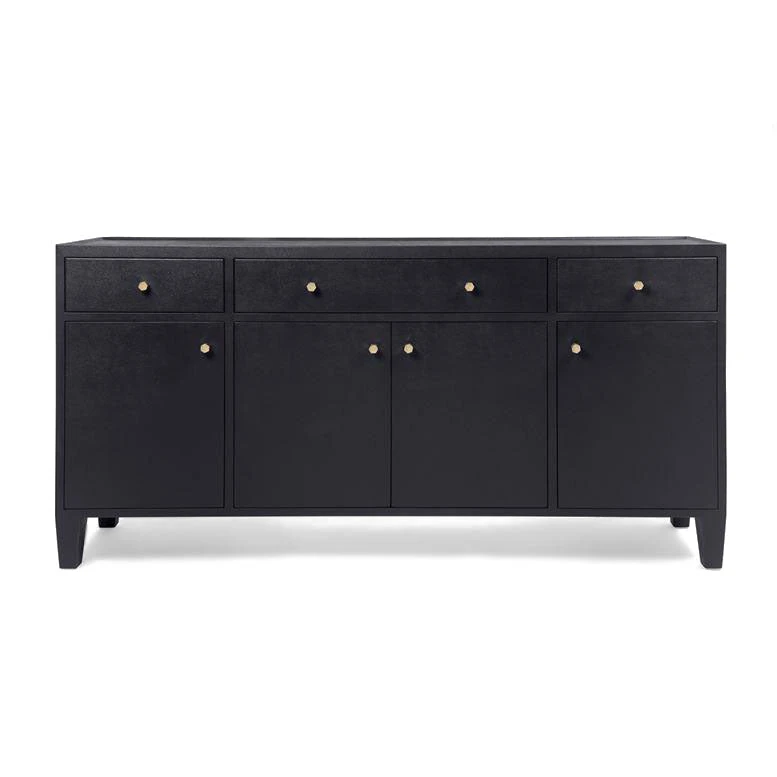 Made Goods New Arrivals Jarin Buffet Dark Navy Faux Belgian Linen 4 Made Goods New Arrivals Jarin Buffet Dark Navy Faux Belgian Linen