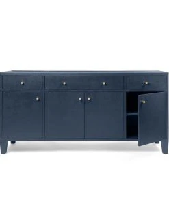 Made Goods New Arrivals Jarin Buffet True Navy Faux Belgian Linen 10 Made Goods New Arrivals Jarin Buffet True Navy Faux Belgian Linen