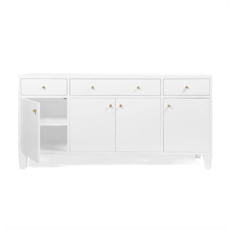 Made Goods Jarin Buffet Designer White Faux Belgian Linen New Arrivals 5 Made Goods Jarin Buffet Designer White Faux Belgian Linen New Arrivals