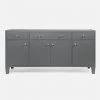 Made Goods Jarin Buffet Graphite Faux Belgian Linen New Arrivals 1 Made Goods Jarin Buffet Graphite Faux Belgian Linen New Arrivals