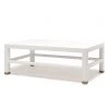 Made Goods Jarin Coffee Table Designer White Faux Belgian Linen New Arrivals