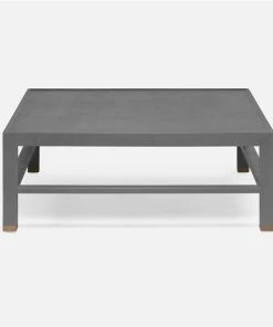 Made Goods Jarin Coffee Table Graphite Faux Belgian Linen Square And Rectangle New Arrivals