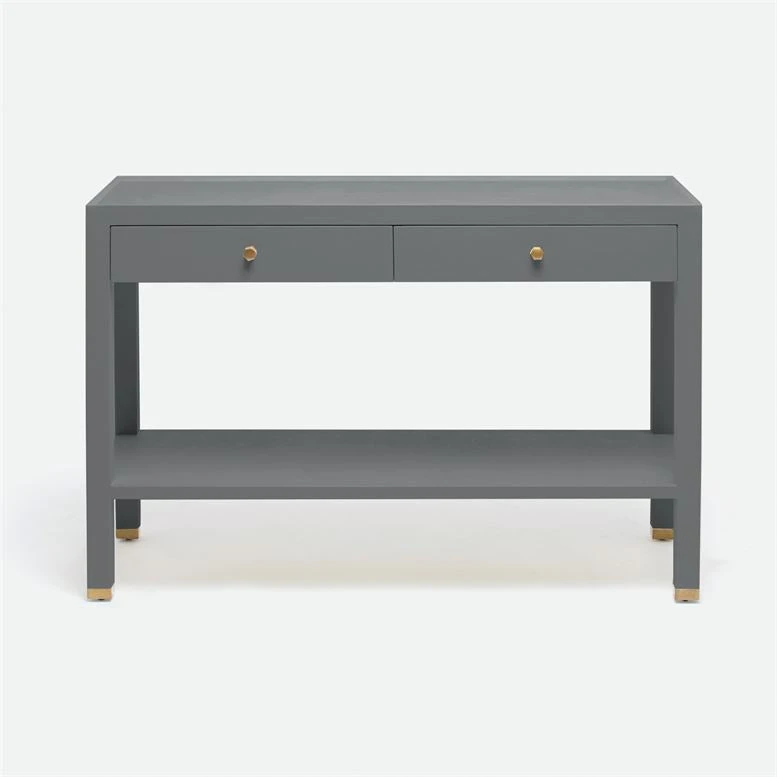 Made Goods Jarin Console Graphite Faux Belgian Linen Standard And Narrow 3 Made Goods Jarin Console Graphite Faux Belgian Linen Standard And Narrow
