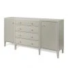 Made Goods New Arrivals Jarin Deep Drawer Buffet Light Gray Faux Belgian Linen 2 Made Goods New Arrivals Jarin Deep Drawer Buffet Light Gray Faux Belgian Linen