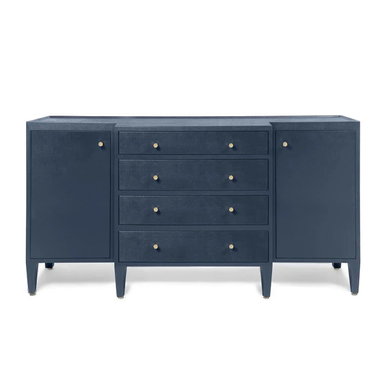 Made Goods Jarin Deep Drawer Buffet True Navy Faux Belgian Linen New Arrivals 4 Made Goods Jarin Deep Drawer Buffet True Navy Faux Belgian Linen New Arrivals
