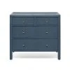 Made Goods Jarin 36" Dresser True Navy Faux Belgian Linen 1 Made Goods Jarin 36" Dresser True Navy Faux Belgian Linen